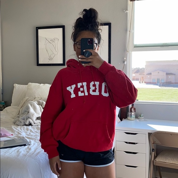 Obey Other - Red Obey Hoodie